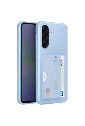 Custodia Porta Carte Originale Samsung Galaxy A36 - Slot Carte Blu