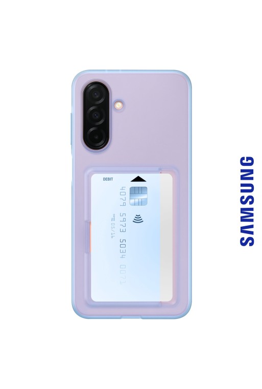 Custodia Porta-Carte Originale Samsung Card Slot Blu per Galaxy A26