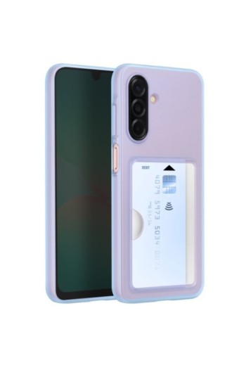 Custodia Porta-Carte Originale Samsung Card Slot Blu per Galaxy A26