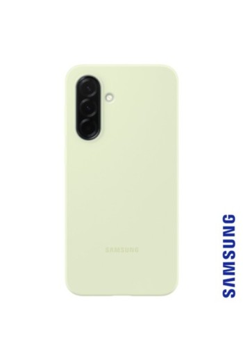 Cover Soft Touch Originale Samsung Silicone Verde Chiaro per Galaxy A36