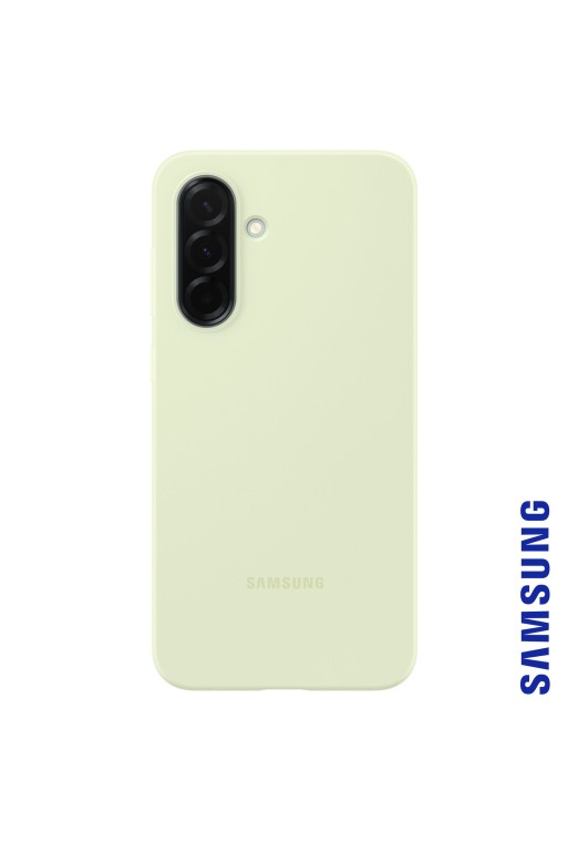 Cover Soft Touch Originale Samsung Silicone Verde Chiaro per Galaxy A36