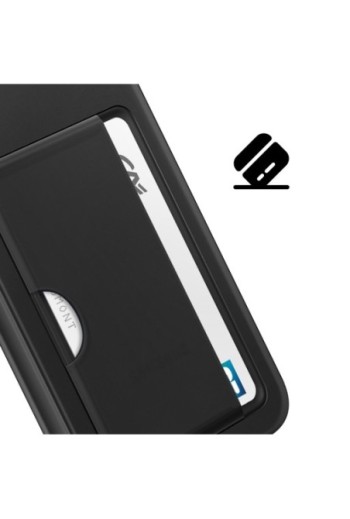 Cover Porta Carte Originale Samsung Card Slot Nera per Galaxy A36
