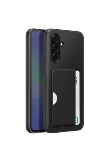 Cover Porta Carte Originale Samsung Card Slot Nera per Galaxy A36