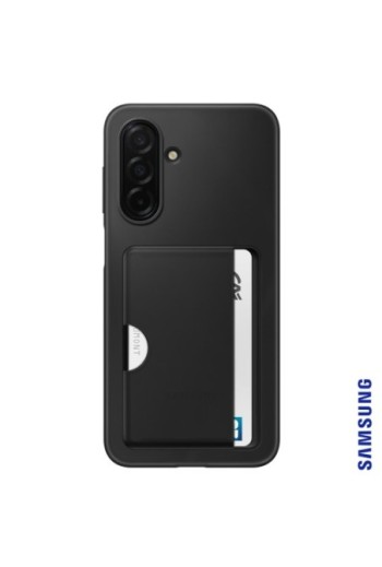 Cover Porta Carte Originale Samsung Card Slot Nera per Galaxy A26