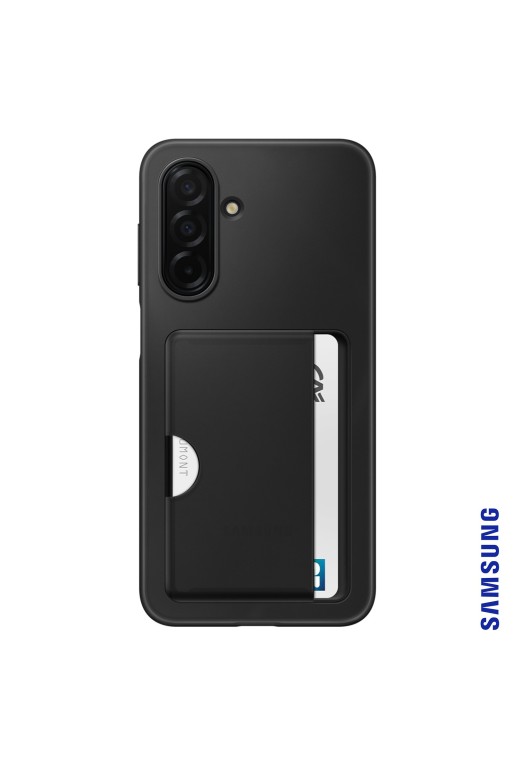 Cover Porta Carte Originale Samsung Card Slot Nera per Galaxy A26