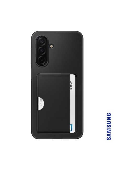 Cover Porta Carte Originale Samsung Card Slot Nera per Galaxy A26