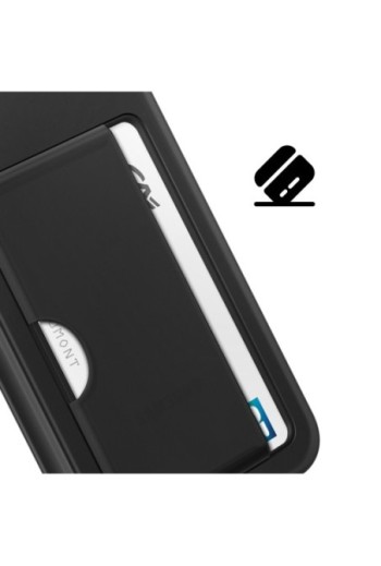 Cover Porta Carte Originale Samsung Card Slot Nera per Galaxy A26