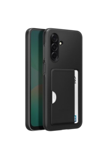 Cover Porta Carte Originale Samsung Card Slot Nera per Galaxy A26