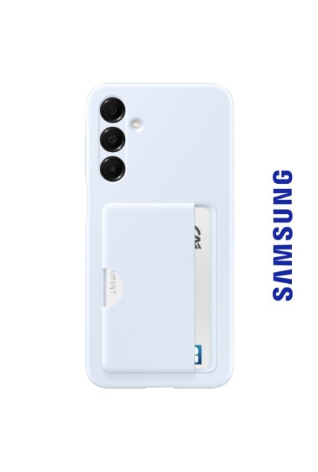 Custodia Originale Samsung Card Slot con Supporto per carte Blu Chiaro per Galaxy A16