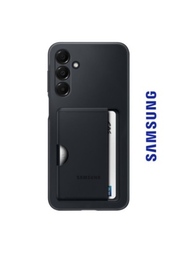 Custodia Originale Samsung Card Slot con Supporto per carte Nera per Galaxy A16