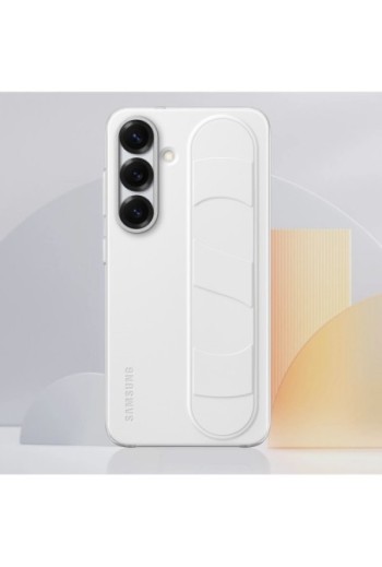 Cover Samsung Galaxy S25 con maniglia sostegno Bianco Samsung