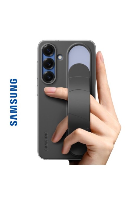 Cover Samsung Galaxy S25 con maniglia sostegno Nero Samsung