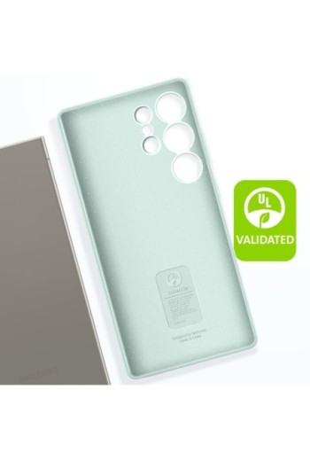 Cover Samsung Galaxy S25 Ultra Silicone Soft Touch Verde Chiaro Samsung
