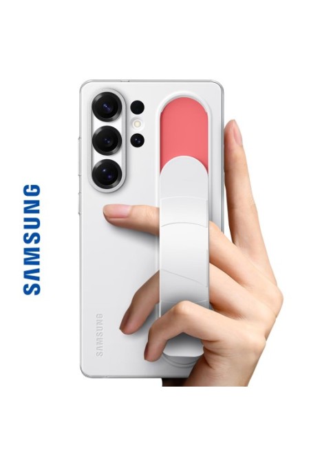 Cover Samsung Galaxy S25 Ultra con maniglia sostegno Bianco Samsung