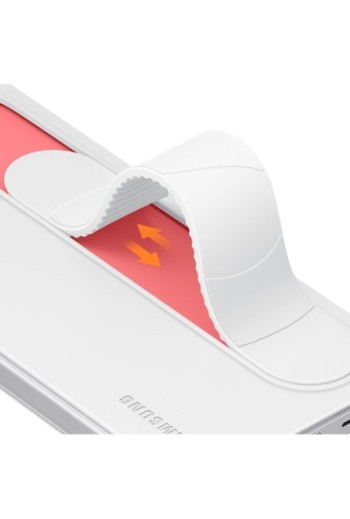 Cover Samsung Galaxy S25 Ultra con maniglia sostegno Bianco Samsung
