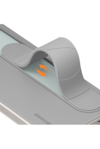Cover Samsung Galaxy S25 Ultra con maniglia sostegno Grigio Samsung