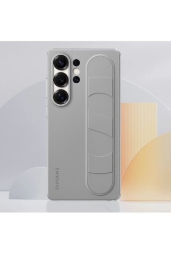 Cover Samsung Galaxy S25 Ultra con maniglia sostegno Grigio Samsung