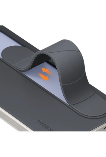 Cover Samsung Galaxy S25 Ultra con maniglia sostegno Nero Samsung