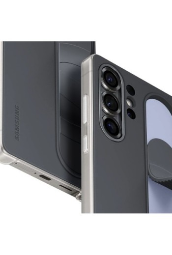 Cover Samsung Galaxy S25 Ultra con maniglia sostegno Nero Samsung