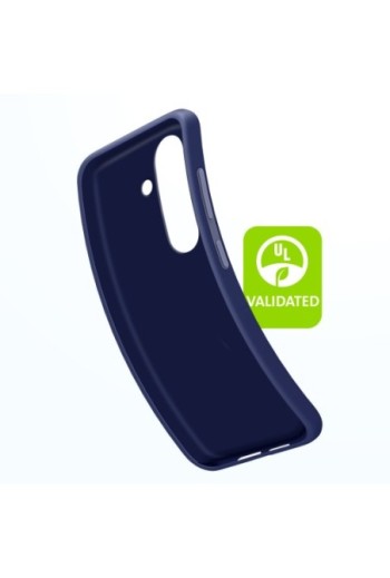 Cover Samsung Galaxy S25 Plus Silicone Soft Touch Blu Scuro Samsung
