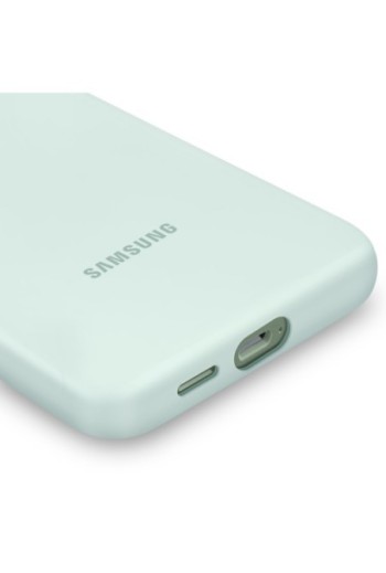 Cover Samsung Galaxy S25 Plus Silicone Soft Touch Verde Chiaro Samsung