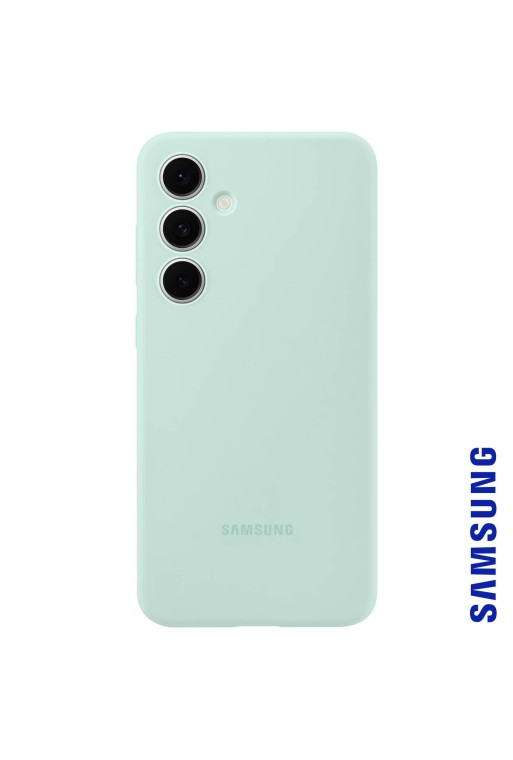 Cover originale per Samsung Galaxy S24 FE - Silicone Case mint soft-touch