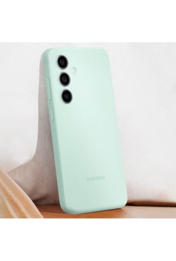 Cover originale per Samsung Galaxy S24 FE - Silicone Case mint soft-touch