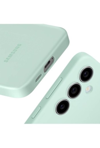 Cover originale per Samsung Galaxy S24 FE - Silicone Case mint soft-touch
