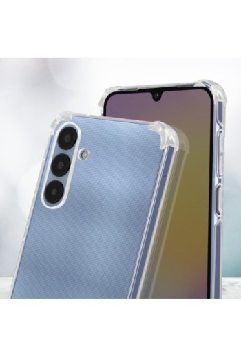 Cover bumper originale Samsung Galaxy A25 in silicone sottile - trasparente