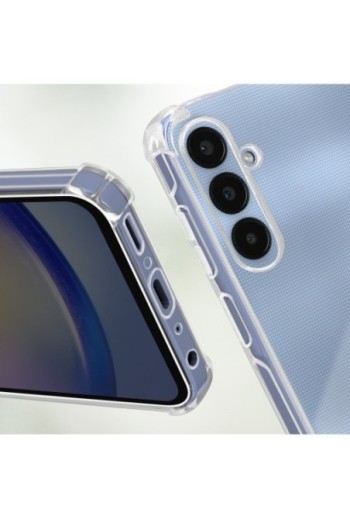 Cover bumper originale Samsung Galaxy A25 in silicone sottile - trasparente