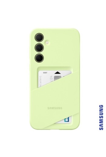 Cover originale Samsung Galaxy A35 5G portacarte Card Slot Case lime