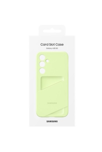 Cover originale Samsung Galaxy A35 5G portacarte Card Slot Case lime