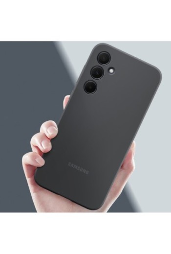 Cover originale Samsung Galaxy A55 5G silicone sottile - black