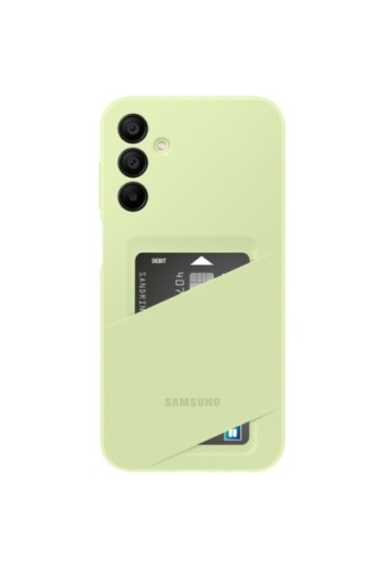 Cover originale Samsung con portacarte per Galaxy A15 4G e 5G - Card Slot Case lime