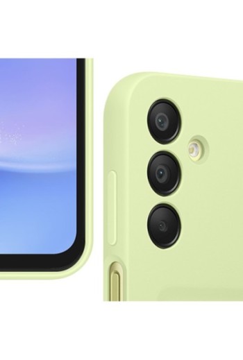 Cover originale Samsung con portacarte per Galaxy A15 4G e 5G - Card Slot Case lime