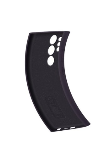 Cover originale per Samsung Galaxy S24 Ultra - Silicone Case dark violet soft-touch