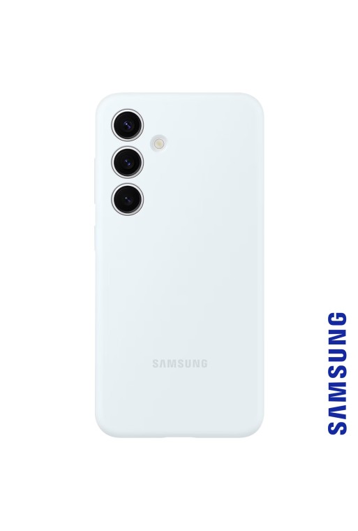 Cover originale per Samsung Galaxy S24 Plus - Silicone Case white soft-touch