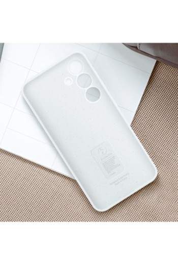 Cover originale per Samsung Galaxy S24 Plus - Silicone Case white soft-touch