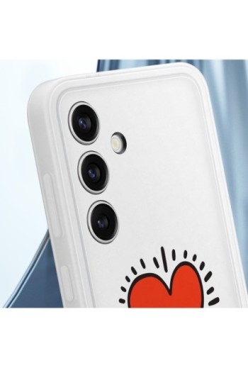 Cover Keith Haring originale Samsung Galaxy S24 Plus – sfondo personalizzato