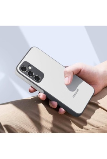 Cover originale per Samsung Galaxy S23 FE flessibile Silicone Case - light gray