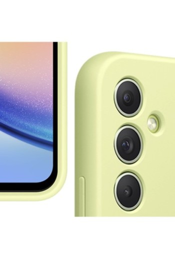 Cover originale Card Slot Case per Samsung Galaxy A34 5G con portacarte - lime