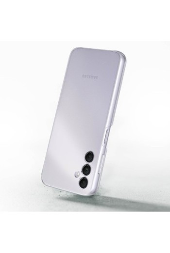 Cover per Samsung A14 5G e 4G e A14 5G e 4G anti-ingiallimento originale Samsung Soft Clear Cover - trasparente