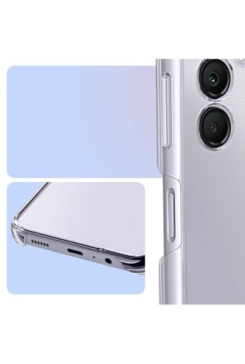 Cover per Samsung A14 5G e 4G e A14 5G e 4G anti-ingiallimento originale Samsung Soft Clear Cover - trasparente