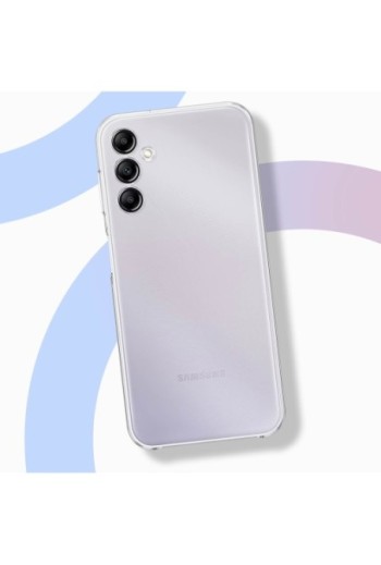 Cover per Samsung A14 5G e 4G e A14 5G e 4G anti-ingiallimento originale Samsung Soft Clear Cover - trasparente