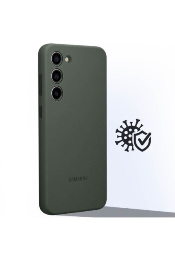 Cover per Samsung Galaxy S23 Plus flessibile Silicone Case - green