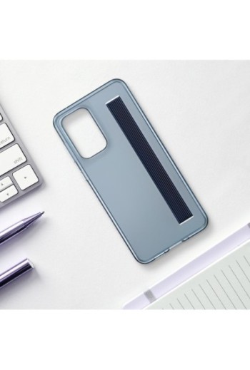 Cover per Samsung Galaxy A33 5G Originale Samsung Slim Strap Cover - Nera Traslucida