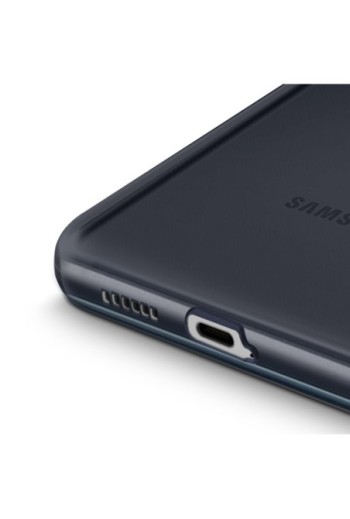 Cover per Samsung Galaxy A33 5G Originale Samsung Slim Strap Cover - Nera Traslucida