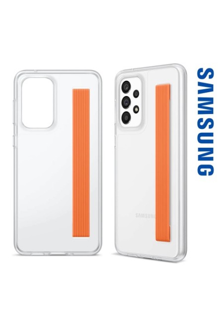 Cover per Samsung Galaxy A33 5G Originale Samsung Slim Strap Cover - Trasparente