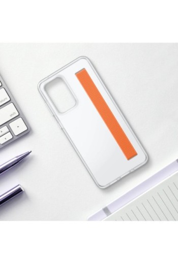 Cover per Samsung Galaxy A33 5G Originale Samsung Slim Strap Cover - Trasparente