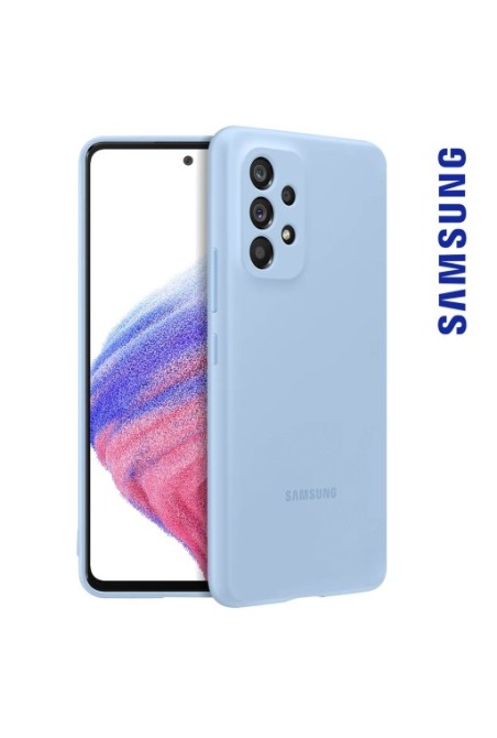 Cover Originale Samsung Morbida al Tatto Silicone Cover - Arctic Blue